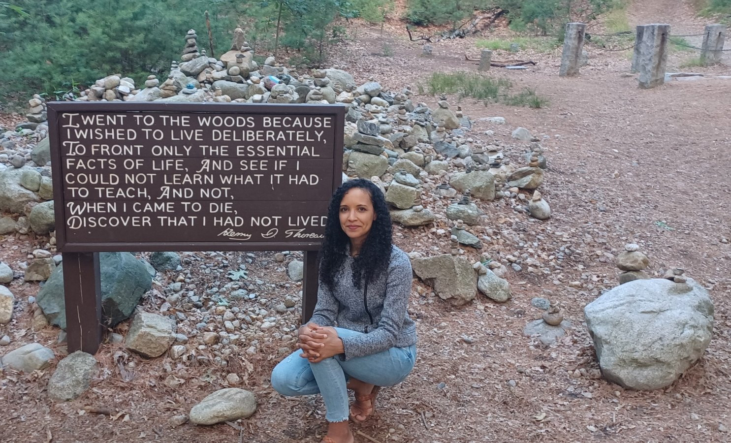 Walden Pond, historical site and inspiration for Thoreau's work