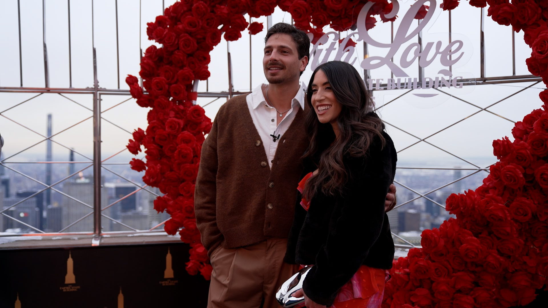 USA TODAY reporter and contest winner on a date at the Empire State Building.